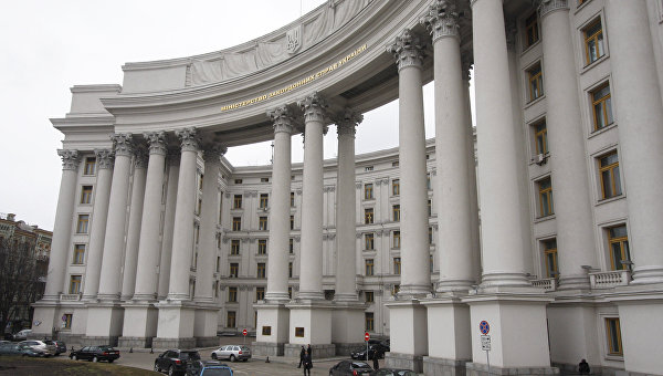 Здание Министерства иностранных дел Украины в Киеве