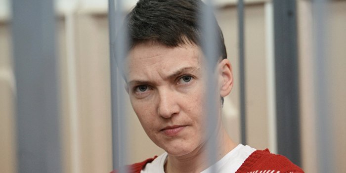 Вместе с едой Савченко отказалась от приема душа