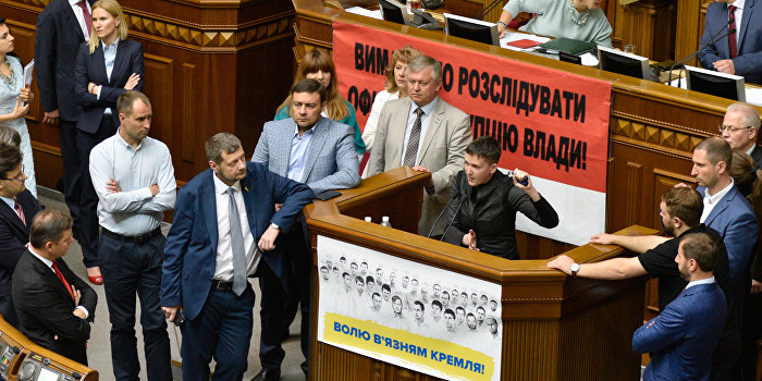 Савченко матом охарактеризовала суть работы депутатов