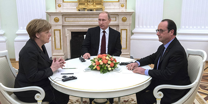 Путин, Меркель и Олланд проведут встречу на полях G20 в Китае без Порошенко