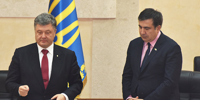 Саакашвили: Если я - приезжий, то и Порошенко - тоже