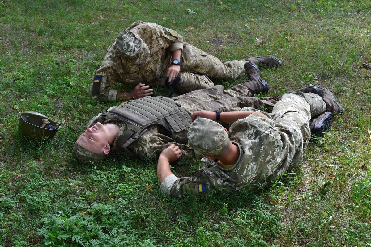 Украинский военный умер во время учений