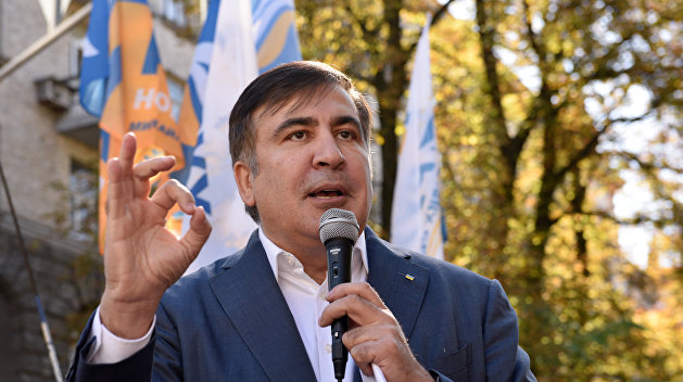 Выступление М. Саакашвили в Киеве