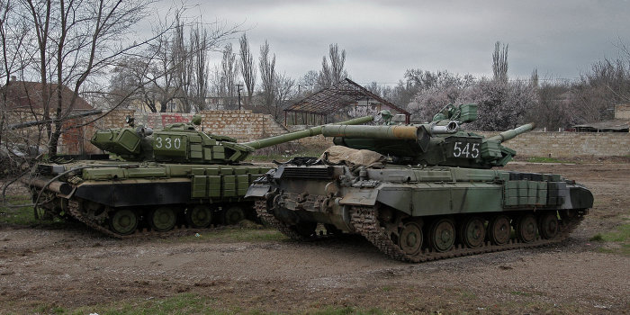 Харьковское танковое. Танк в Крыму.